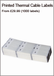 Pre-Printed Thermal Cable Labels